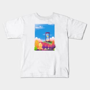 Hourglass and nature Kids T-Shirt